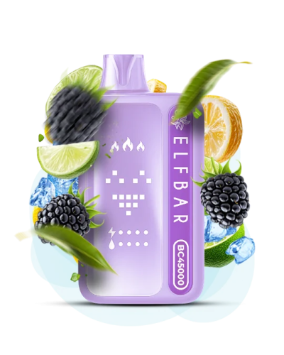 Одноразка ELF BAR BC 45000 "Blackberry Lemonade" со вкусом Черничный лимонад