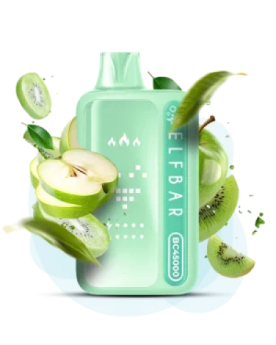 Одноразка ELF BAR BC 45000 "Sour Apple Kiwi" со вкусом кислое яблоко и киви