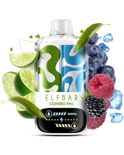 Одноразка Elf Bar Combo Pro 30000 "Lime-Bluerazz"