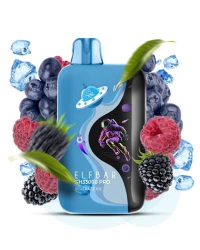 Одноразка ELF BAR GH 33000 PRO "Blue Razz Ice" зі смаком блакитної малини та льоду