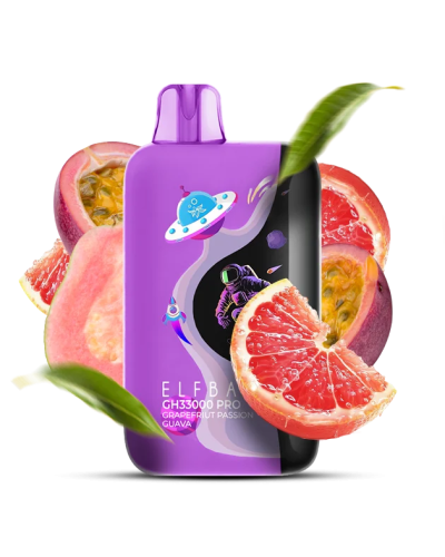 Одноразка ELF BAR GH 33000 PRO "Grapefruit Passion Guava" со вкусом грейпфрукт маракуйя гуава