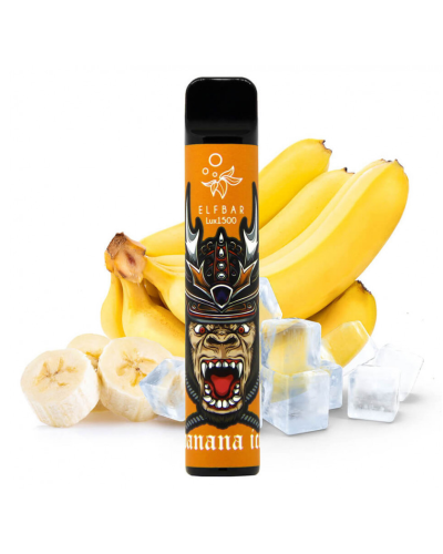 Одноразка ELF BAR LUX 1500 "Banana ice" со вкусом банана и льда