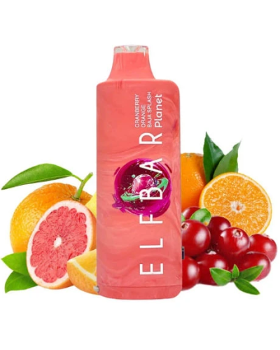 Одноразка Elf Bar Planet 25000 Cranberry Orange Baja Splash (клюква апельсин цитрусы)