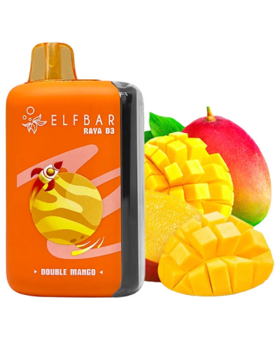 Одноразка Elf Bar RAYA D3 25000 Double Mango (Подвійне манго)
