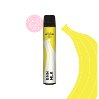 WOUF 1500 ЗАТЯЖОК №6 BANANA MILK ЗІ СМАКОМ БАНАНОВОГО МОЛОКА