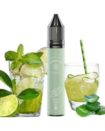 Жидкость Lucky 30 мл 50 мг "Mojito Aloe Cucumber Lemonade" со вкусом мохито с алоэ и огурцом