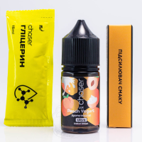 Набор для самозамеса Chaser LUX 30 мл "PEACH Yogurt" со вкусом персикового йогурта