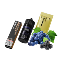 Набір для самозамісу Chaser Black 30 мл "Grape Blackberry" зі смаком винограду та ожини