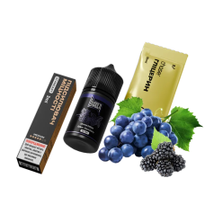 Набор для самозамеса Chaser Black 30 мл "Grape Blackberry" со вкусом винограда и ежевики