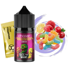 Набір для самозамісу Chaser Halloween 30 мл "Toxic Worms" (Желейки з малиною, журавлиною та лимоном) Набір для самозамісу Chaser Halloween 30 мл "Toxic Worms" (Желейки з малиною, журавлиною та лимоном)