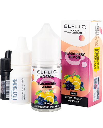 Набор для самозамеса ELF LIQ 30 мл 50 мг "Blackberry Lemon" со вкусом ежевика лимон