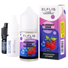 Набор для самозамеса ELF LIQ 30 мл 50 мг "Blueberry Sour Raspberry" со вкусом черники и кислой малины