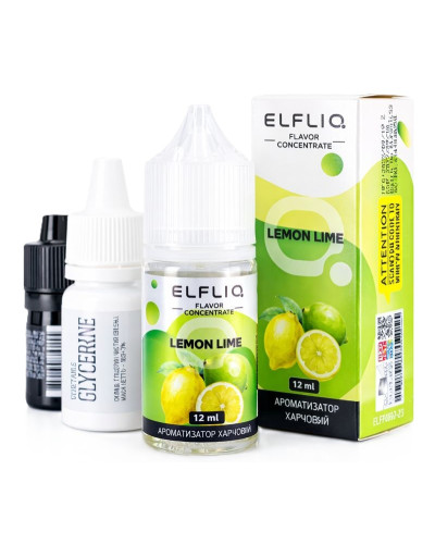 Набор для самозамеса ELF LIQ 30 мл 50 мг "Lemon Lime" со вкусом лимон лайм