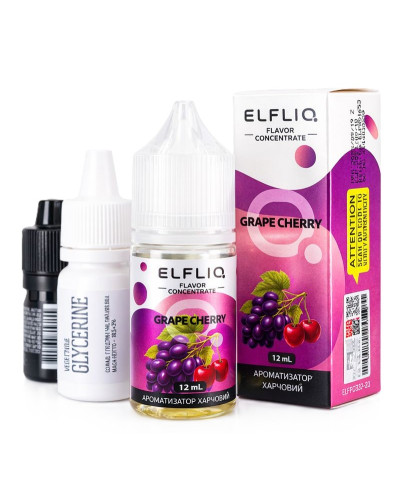 Набор для самозамеса ELF LIQ 30 мл 50 мг "Grape Cherry" со вкусом виноград вишня