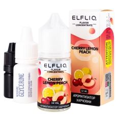Набор для самозамеса ELF LIQ 30 мл 50 мг "Cherry Lemon Peach" со вкусом вишня лимон персик