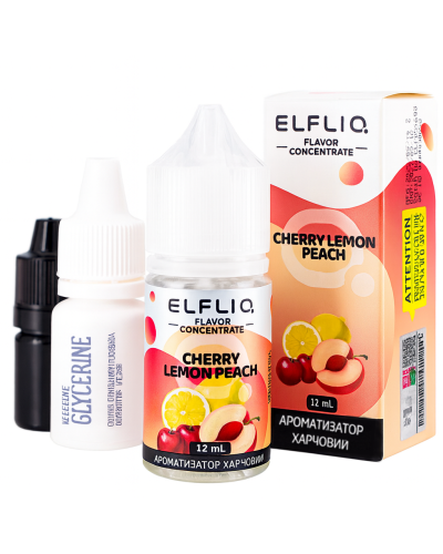 Набор для самозамеса ELF LIQ 30 мл 50 мг "Cherry Lemon Peach" со вкусом вишня лимон персик