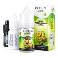 Набір для самозамісу ELF LIQ 30 мл 50 мг "Kiwi Passion Fruit Guava" зі смаком ківі маракуя гуава