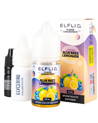 Набор для самозамеса ELF LIQ 30 мл 50 мг "Blue Razz Lemonade" со вкусом лимонад «голубая малина»