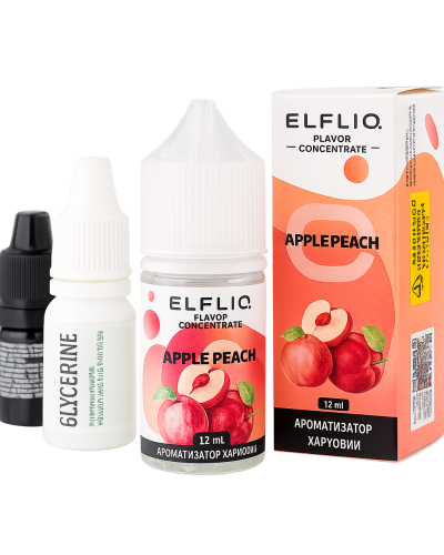 Набор для самозамеса ELF LIQ 30 мл 50 мг "Apple Peach" со вкусом яблоко персик
