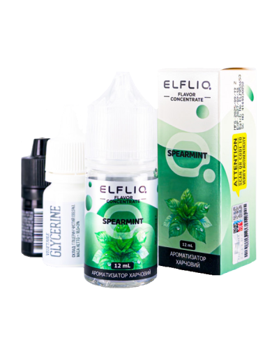Набор для самозамеса ELF LIQ 30 мл 50 мг "Spearmint" со вкусом мятной жвачки