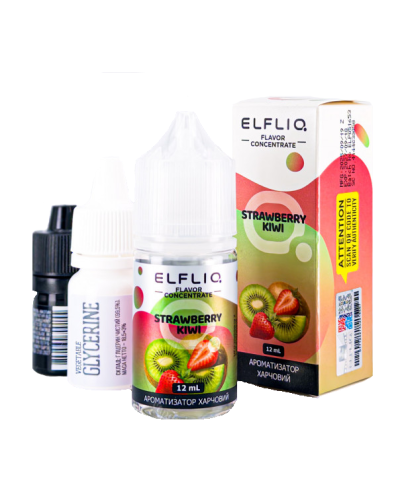 Набор для самозамеса ELF LIQ 30 мл 50 мг "Strawberry kiwi" со вкусом клубника киви