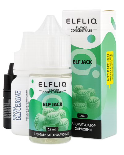 Набор для самозамеса ELF LIQ 30 мл 50 мг "Elf JACK" со вкусом микса ягод с приятным холодком