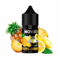  РІДИНА NOVA SALT 30 МЛ НА 50 МГ "PINEAPPLE LEMONADE" ЗІ СМАКОМ ЛИМОНАДУ З АНАНАСОМ