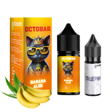 НАБІР ДЛЯ САМОЗАМІСУ OCTOBAR NFT 30 МЛ 50 МГ BANANA ALOE ЗІ СМАКОМ БАНАН АЛОЄ