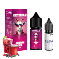 Набор для самозамеса OCTOBAR NFT 30 мл 50 мг "Berries Tea" со вкусом ягодного чая