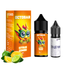 Набір для самозамісу OCTOBAR NFT 30 мл 50 мг "Citrus Combo" зі смаком лимон лайм