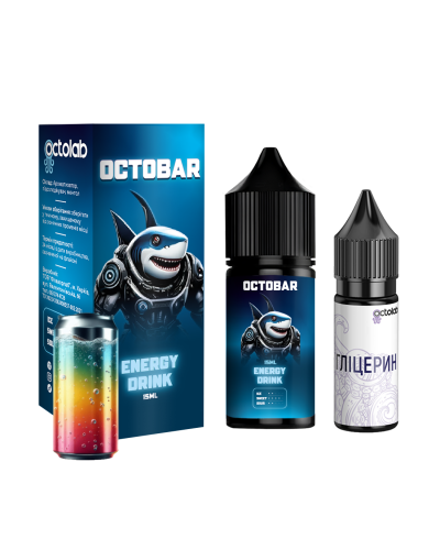 НАБОР ДЛЯ САМОЗАМЕСА OCTOBAR NFT 30 МЛ 50 МГ ENERGY DRINK СО ВКУСОМ ЭНЕРГЕТИКА