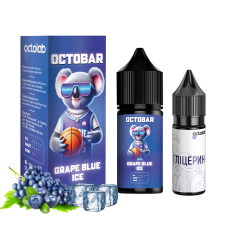 НАБІР ДЛЯ САМОЗАМІСУ OCTOBAR NFT 30 МЛ 50 МГ GRAPE BLUE ICE ЗІ СМАКОМ ВИНОГРАДА ТА ЧОРНИЦІ