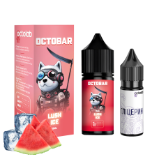 НАБІР ДЛЯ САМОЗАМІСУ OCTOBAR NFT 30 МЛ 50 МГ LUSH ICE ЗІ СМАКОМ КАВУНА З ЛЬОДОМ