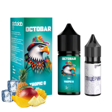 НАБІР ДЛЯ САМОЗАМІСУ OCTOBAR NFT 30 МЛ 50 МГ TROPIC Q ЗІ СМАКОМ ТРОПІЧНОГО МІКСУ З ХОЛОДКОМ