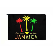 Cумочка на блискавці "Jamaica" в чорному кольорі