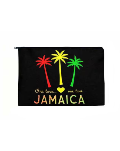 Cумочка на блискавці "Jamaica" в чорному кольорі