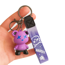 Брелок для ключей Fashion "Teddy Bear" (светло-фиолетовый)