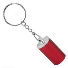 Брелок-контейнер в красном цвете