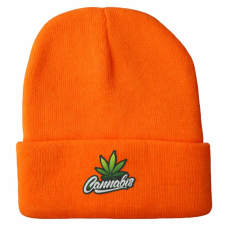 Шапка "Cannabis" помаранчевого кольору
