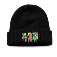 Шапка "420" чорного кольору