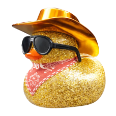 Cool Duck Жовте каченя в капелюсі (Діско-стайл)