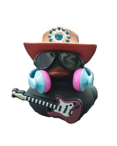 Cool Duck Чорне каченя рок-гітарист