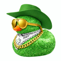 Cool Duck Зелене каченя в капелюсі (Діско-стайл)