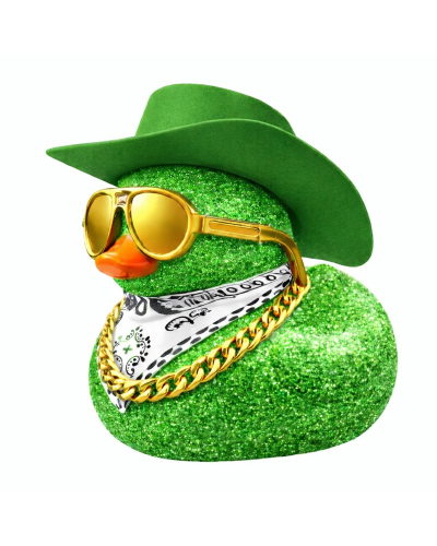 Cool Duck Зелене каченя в капелюсі (Діско-стайл)