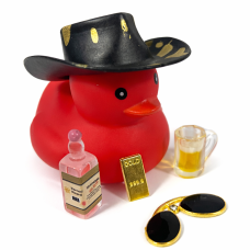 Cool Duck Червоне каченя у капелюсі п'яничка