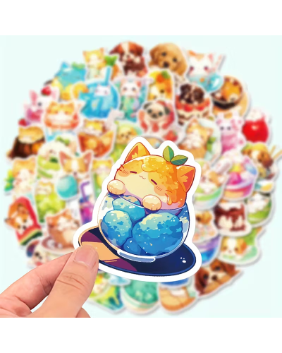 Набір стікерів "Cute Pet`s" 100 шт