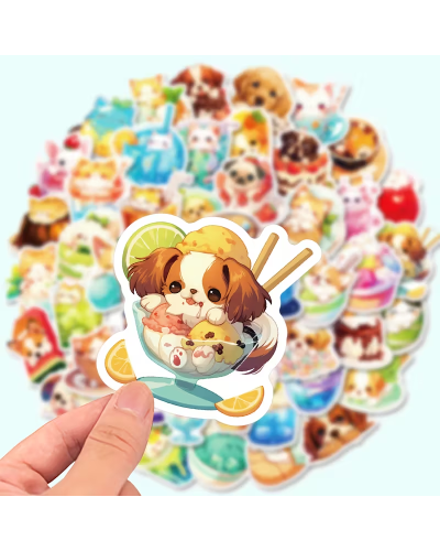 Набір стікерів "Cute Pet`s" 100 шт