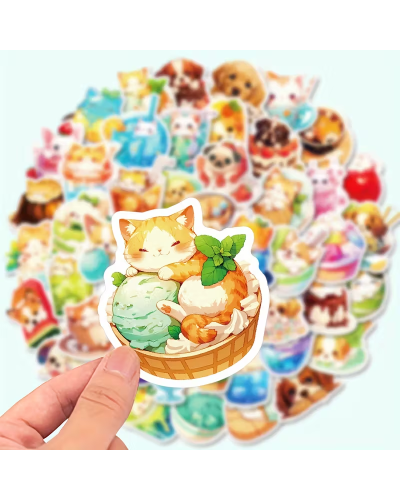 Набір стікерів "Cute Pet`s" 100 шт