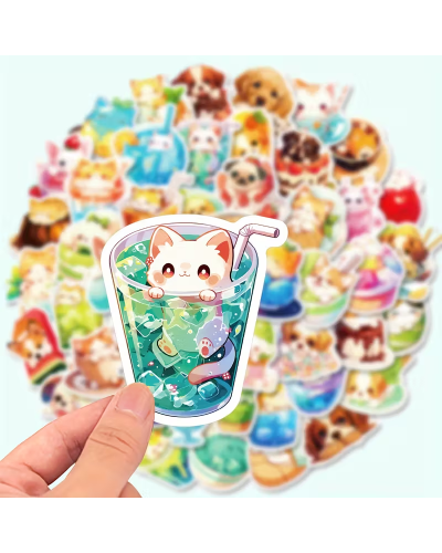 Набір стікерів "Cute Pet`s" 100 шт