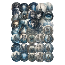 Набор стикеров "стимпанк" 96 шт